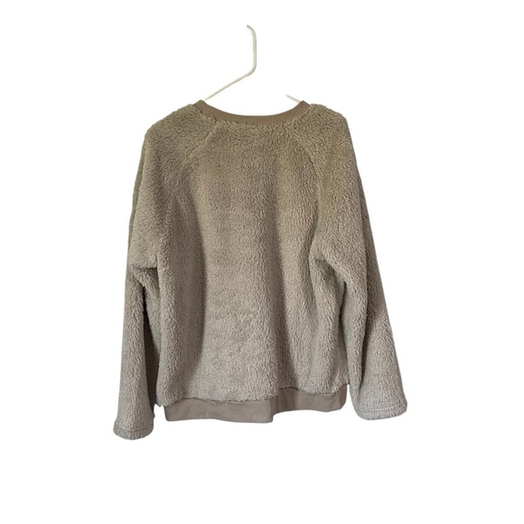 Cozy Cat Face Sweater - Cream and Tan - Picture 2 of 4